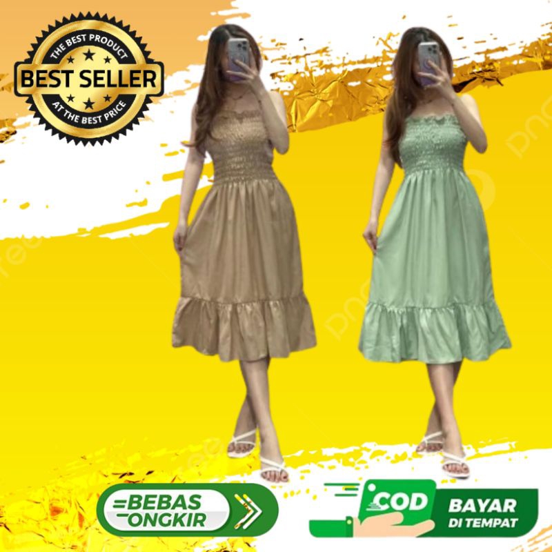 ZAHAQUEEN ~ Babydoll Dress Tali Wanita Premium / Gaun Couple Ibu Anak / Gaun Pesta Mewah Elegan / Ga