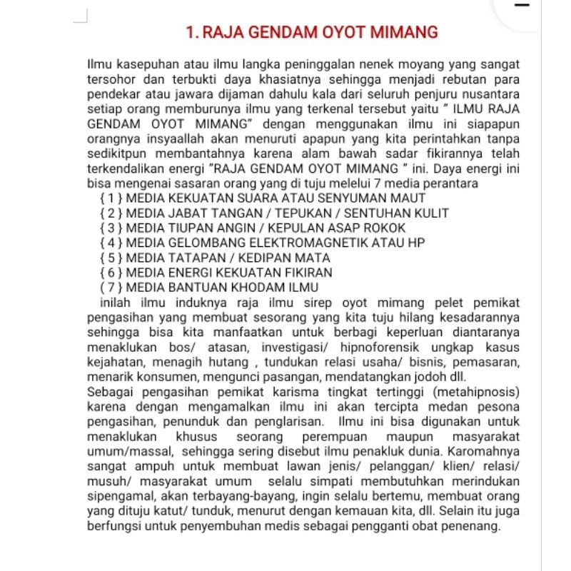 RAJA OYOT MIMANG