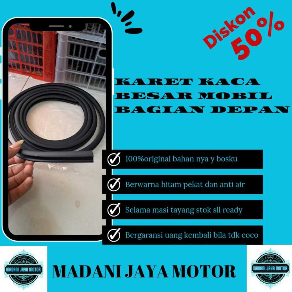 karet kaca depan mobil avanza old