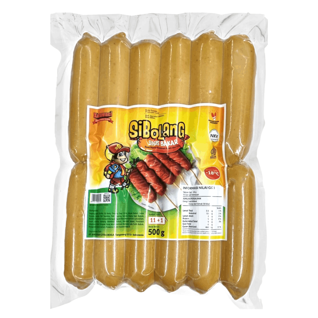 

Sosis Bakar Karawaci Sibolang Jumbo/Mini| Sosis Bakar Sibolang - 500gr
