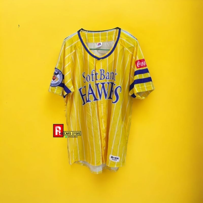 Jersey Baseball Softbank Yellow