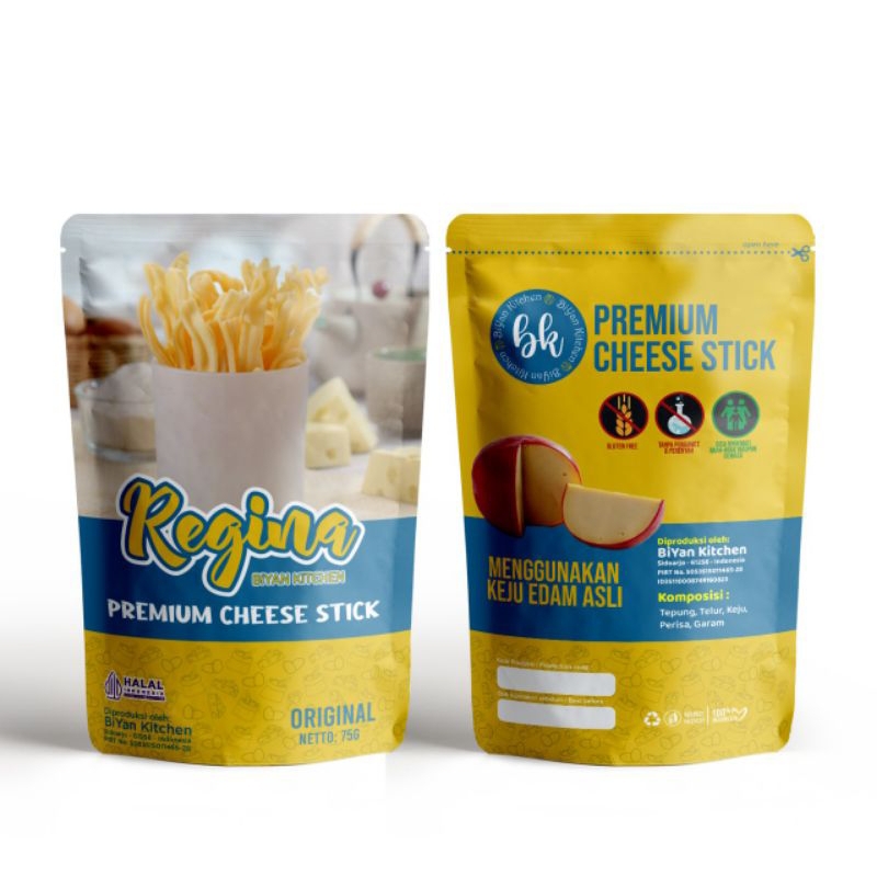 

Camilan Regina Premium Cheese Stick Renyah Stik Keju 185 gram