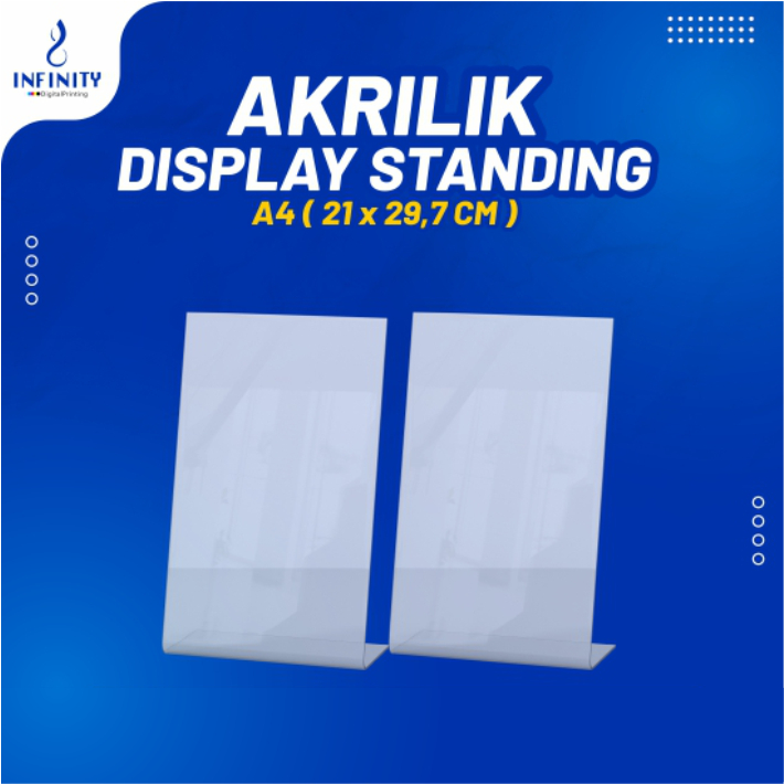 

Akrilik Display A4 | Tempat Brosur A4 INFINITY PEKANBARU