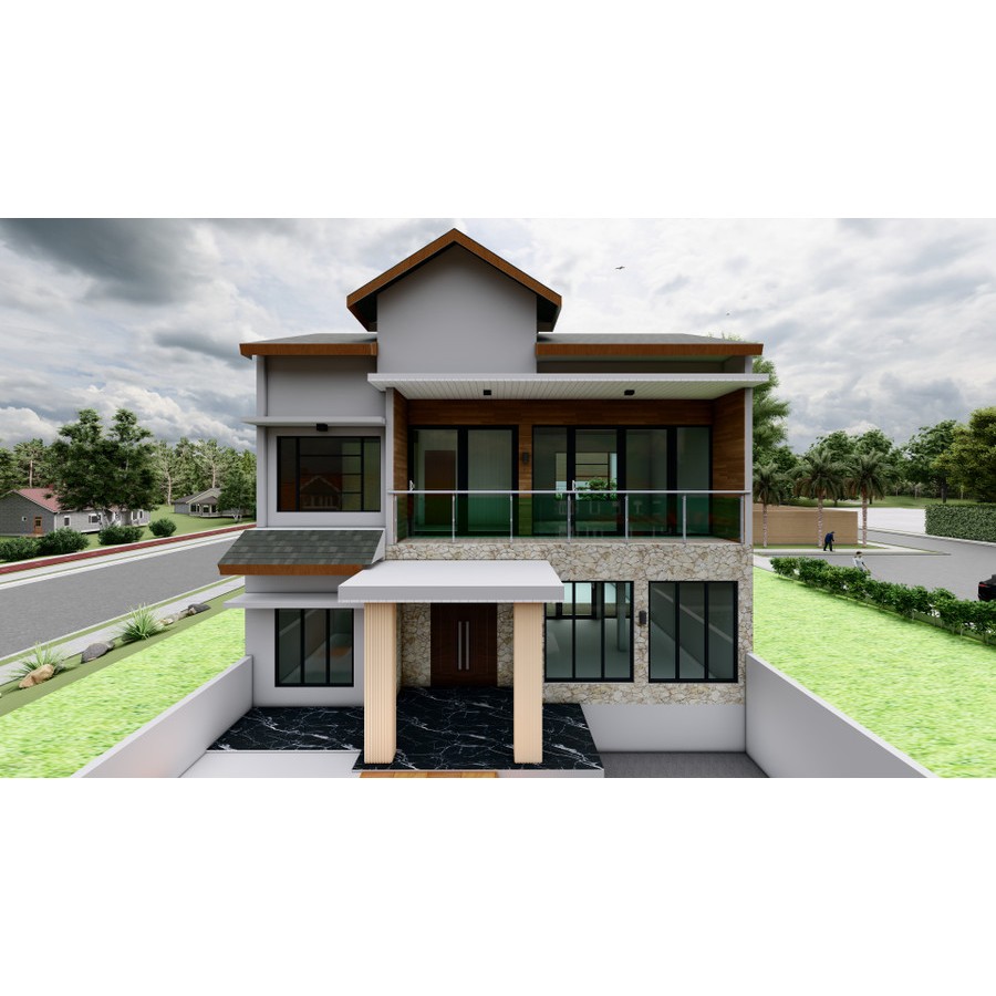 Jasa Desain Rumah 3D Sketchup dan Lumion Bonus RAB