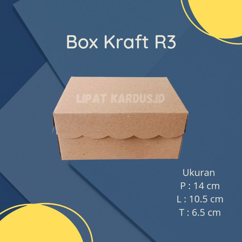 

Box kraft R3/box kue hajatan, arisan, dll
