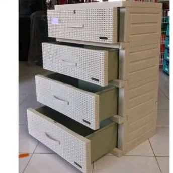 Lemari Laci Rotan Napolly DNR Susun 4/5 Laci