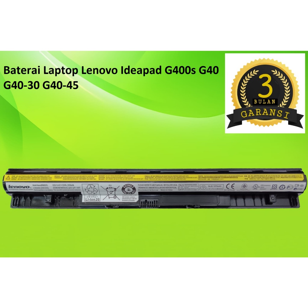 Baterai Laptop Lenovo Ideapad G400s G40 G40-30 G40-45
