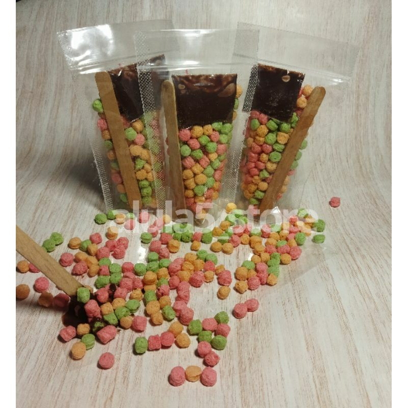 

Nyam-nyam Pouch kecil 23gr topping coklat minimal pembelian 5pc