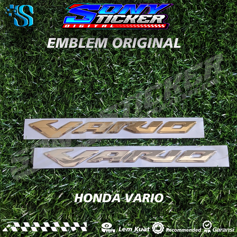 Emblem Original Motor Honda Vario 1 Set 2 Pcs - Emblem Motor Vario