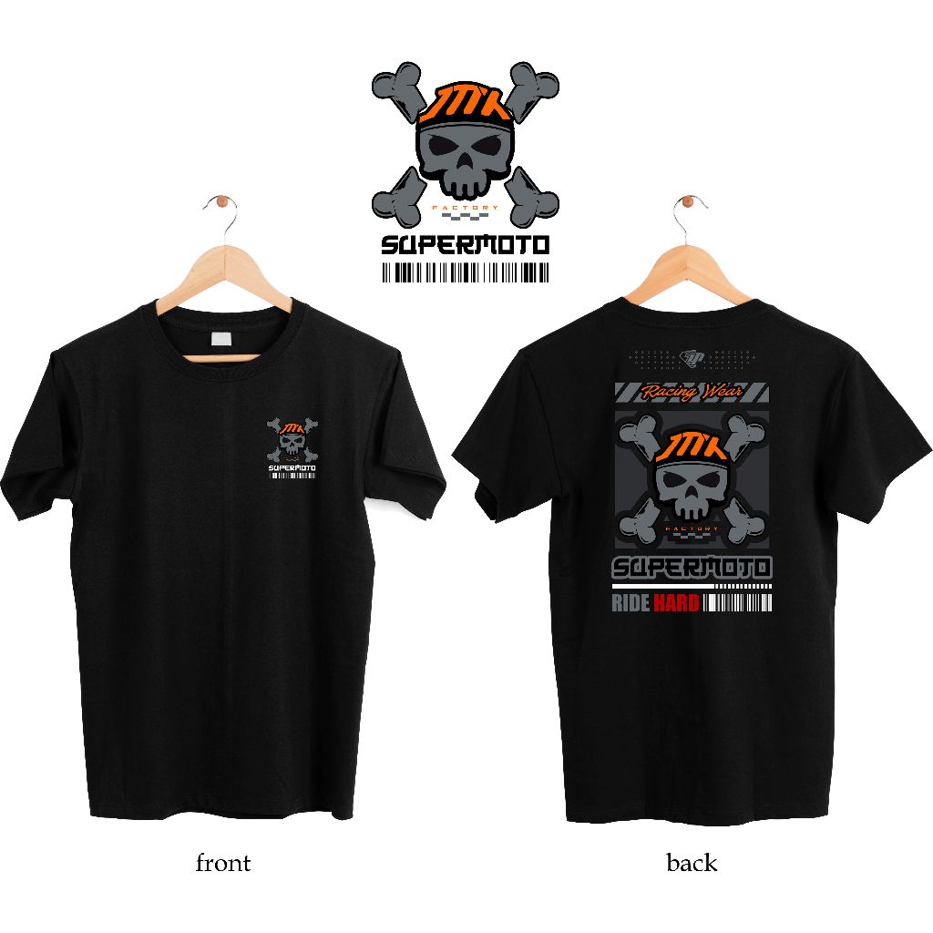 kaos katun supermoto premium kaos racing supermoto