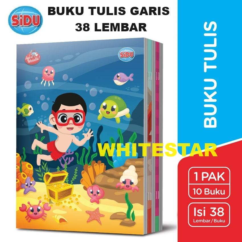 

buku tulis garis sinar dunia 38 lembar sidu