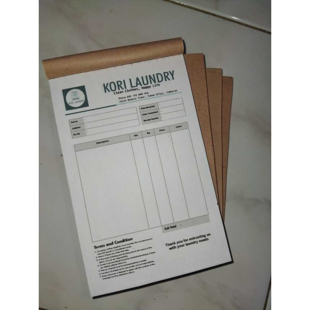 

NOTA TOKO/LAUNDRY/USAHA CUSTOM 3 PLY