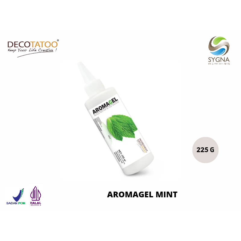 

Aromagel Mint 255 gr - Decotatoo (Perisa Makanan & Minuman)