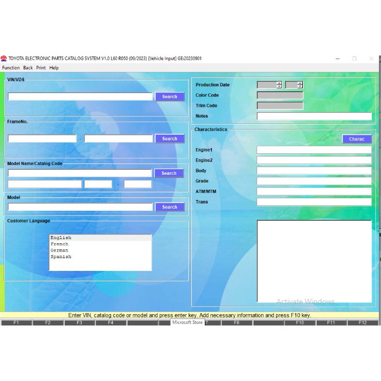 Software Electronic part catalog ( EPC ) TOYOTA Toyota Terbaru