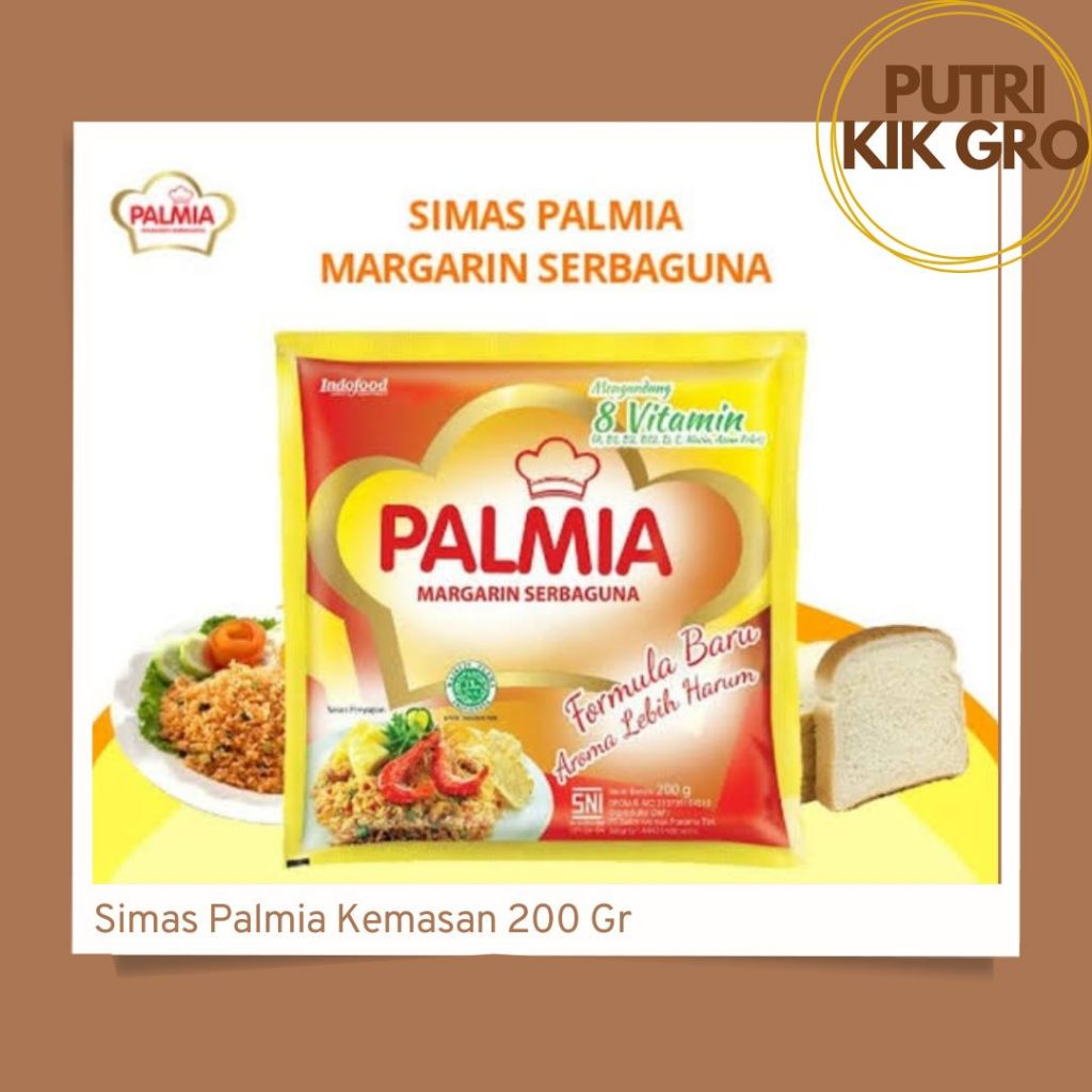 

PALMIA MARGARIN SERBAGUNA 200 Gr