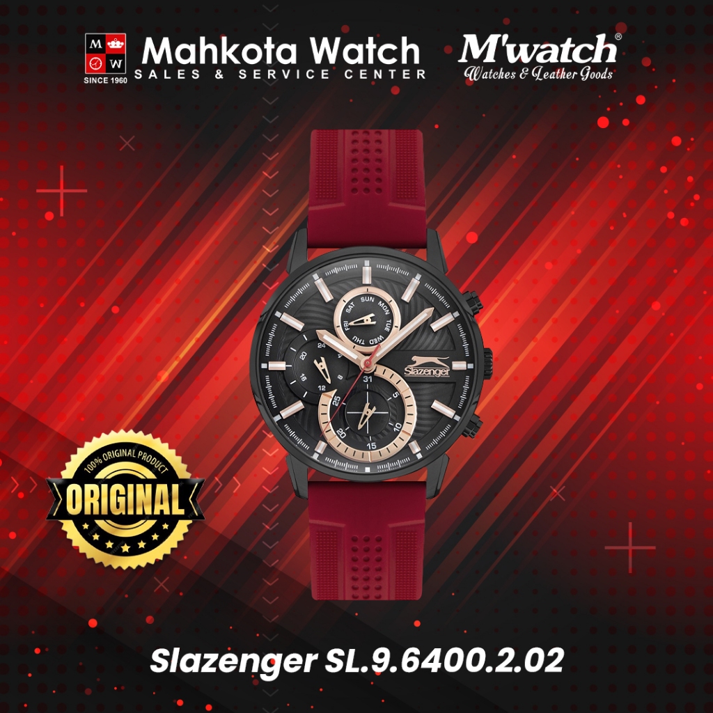 JAM TANGAN PRIA SLAZENGER SL.9.6400.2.02 ORIGINAL