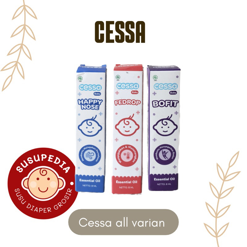 CESSA BABY ESSENTIAL OIL ROLL ON 8ml, HAPPY NOSE , FEDROP, BOFIT | Cessa Merah Cessa Biru Cessa Ungu