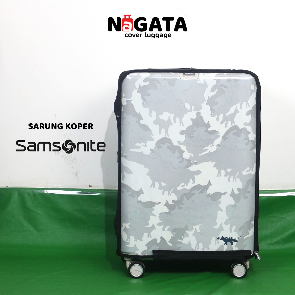 Sarung Koper samsonite maison kitsune Pelindung Koper Universal