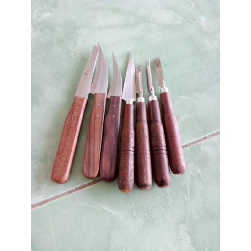 Pisau Garnish 1 Set Isi 7 piece