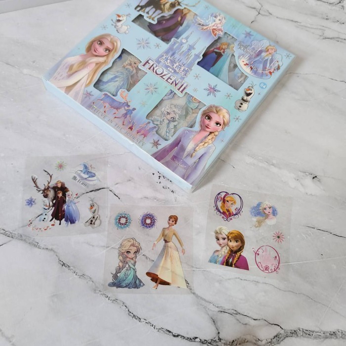 

Stiker 2D 100 Lembar Sticker Frozen Kartun Lucu dan cantik Anti Air