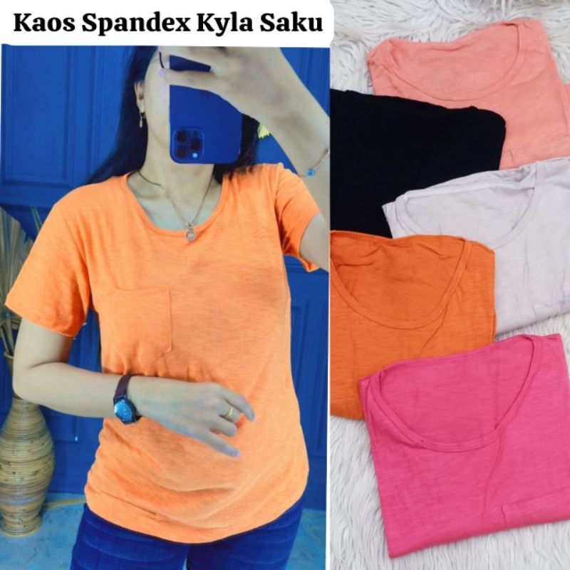 kaos polos saku