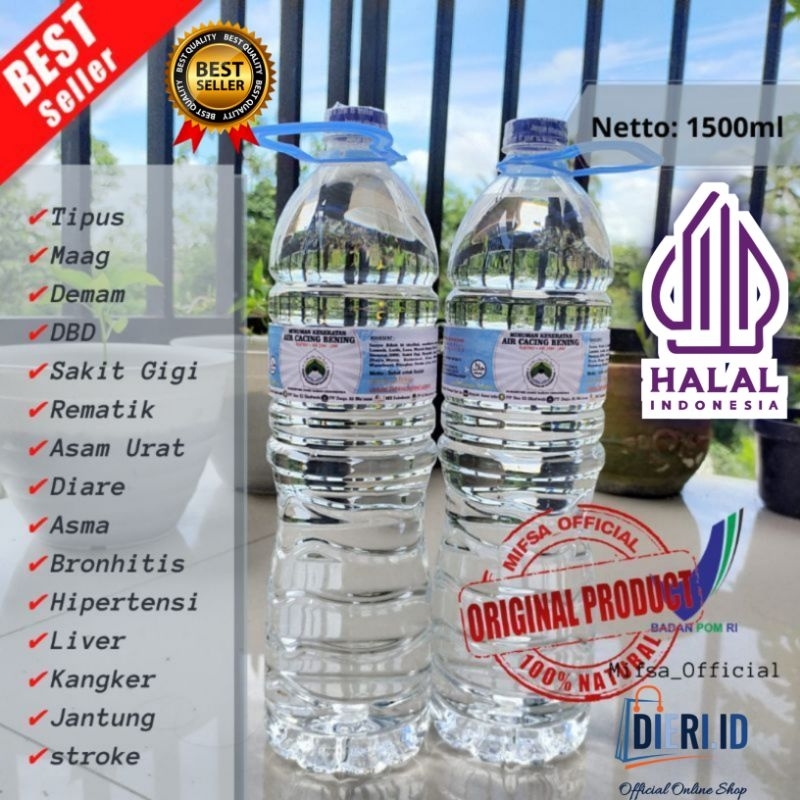 

AIR CACING BENING RUKYAH & AIR ZAM ZAM 1500ml | MINUMAN KESEHATAN HERBAL