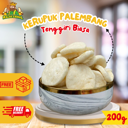 

200 gr KERUPUK PALEMBANG BIASA / KERUPUK IKAN TENGGIRI KHAS PALEMBANG