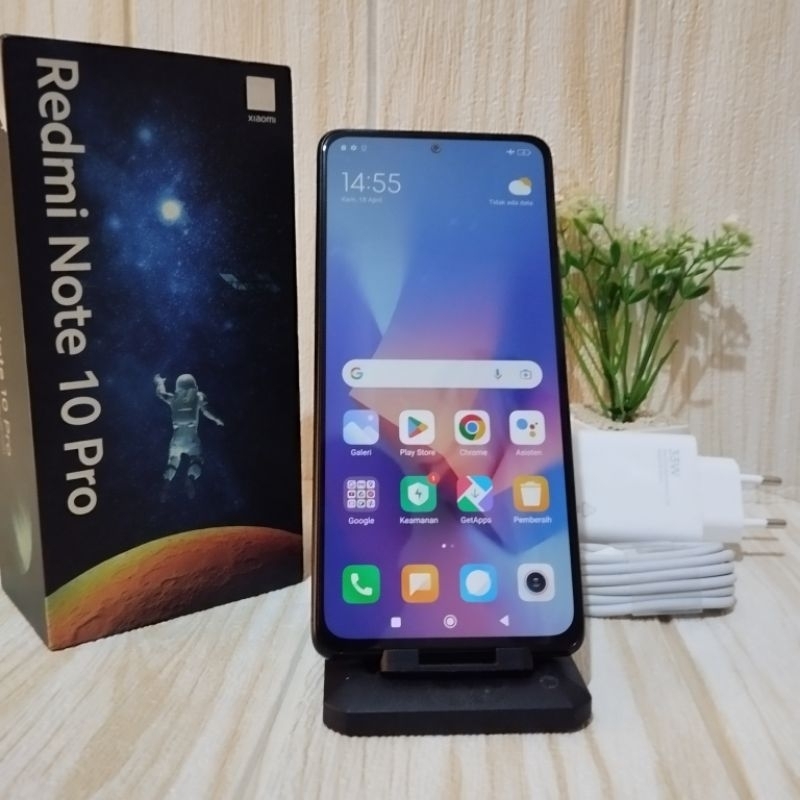 Xiaomi Redmi Note 10 Pro Fullset Hp Handphone Second Murah Berkualitas