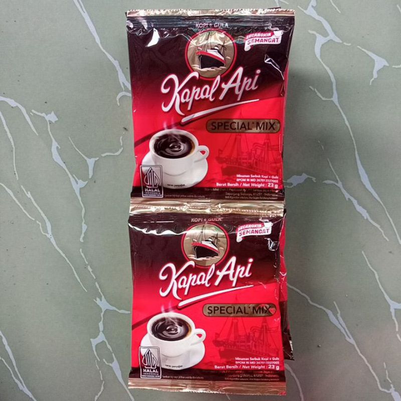 

kopi kapal api special mix 1 renceng isi 10 sachet 23 gr