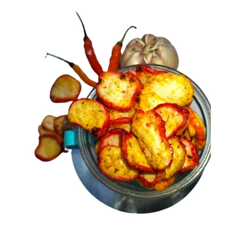 

Cemilan Pedas (Kerupuk Bumbu Seblak)