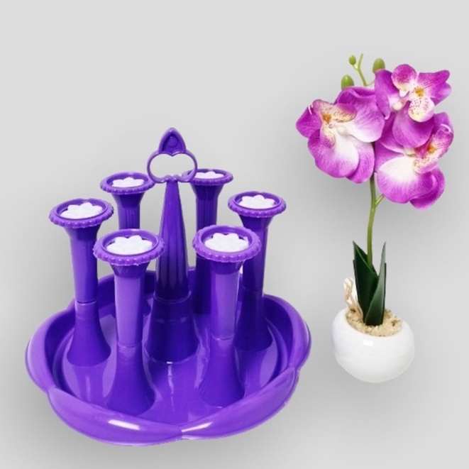 Tempat Gelas 6 in 1 Daisuki Rak Stand Glass