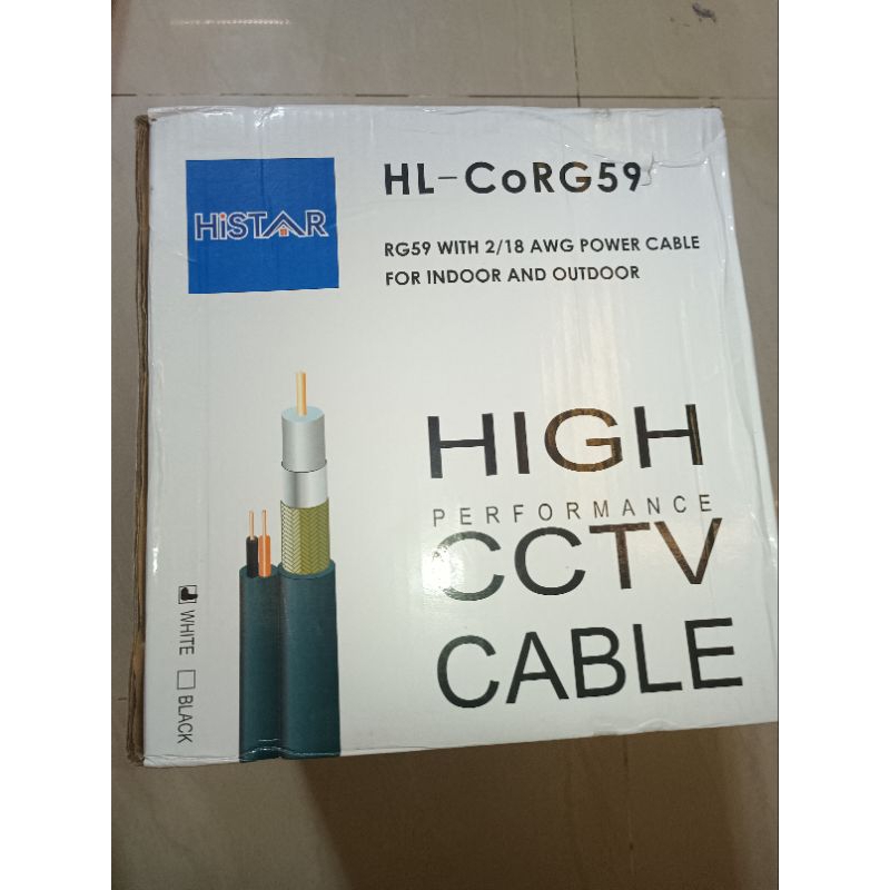 Kabel Cctv Histar RG59 Harga untuk 1 Meter
