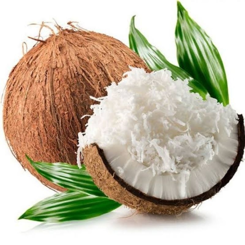 Kelapa parut segar 1 butir muda/tua/kupas kulit/tdk kupas kulit (only instan/sameday)