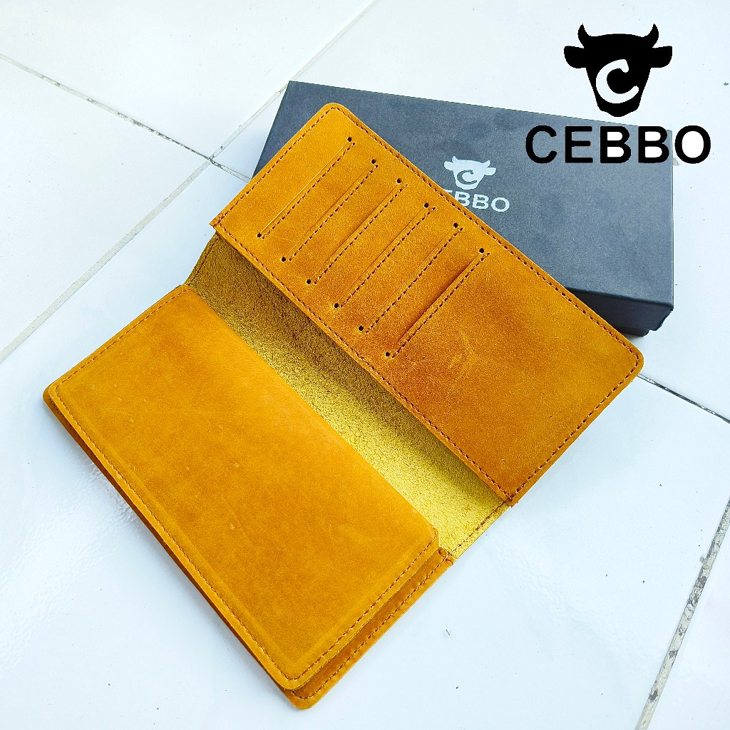 BELI Dompet Panjang Kulit Sapi Asli Crazy Horse Leathe Merk CEBBO BELI