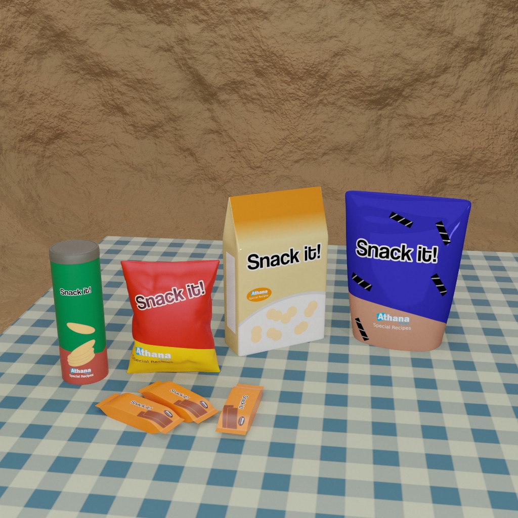 Jasa Desain 3D Kemasan Makanan