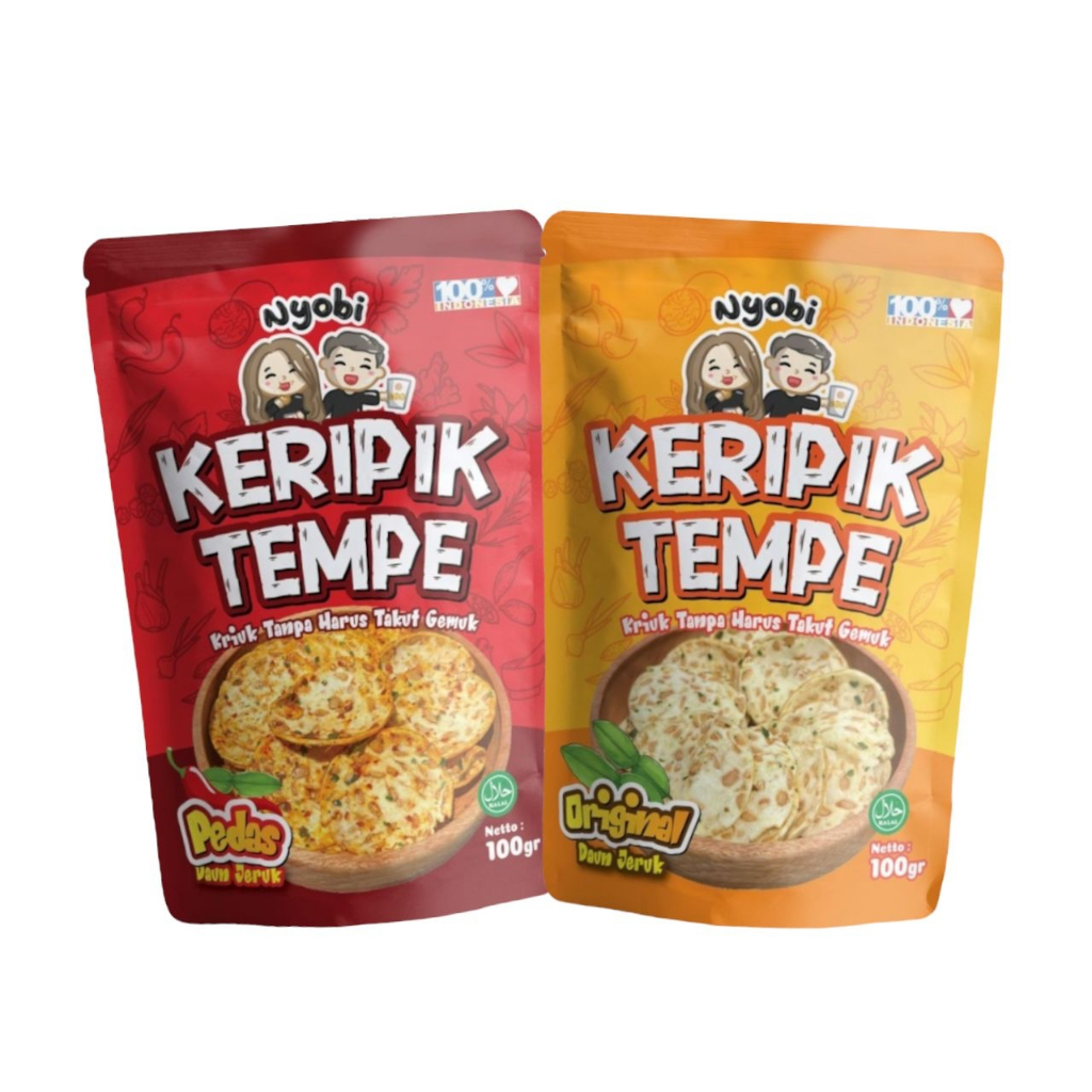 

100 GR KERIPIK TEMPE DAUN JERUK