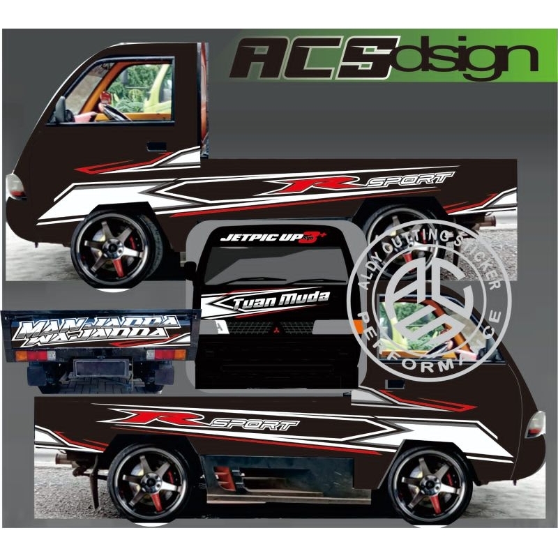 Sticker cutting sticker mobil pick up full.carry  SS.ready stock 


