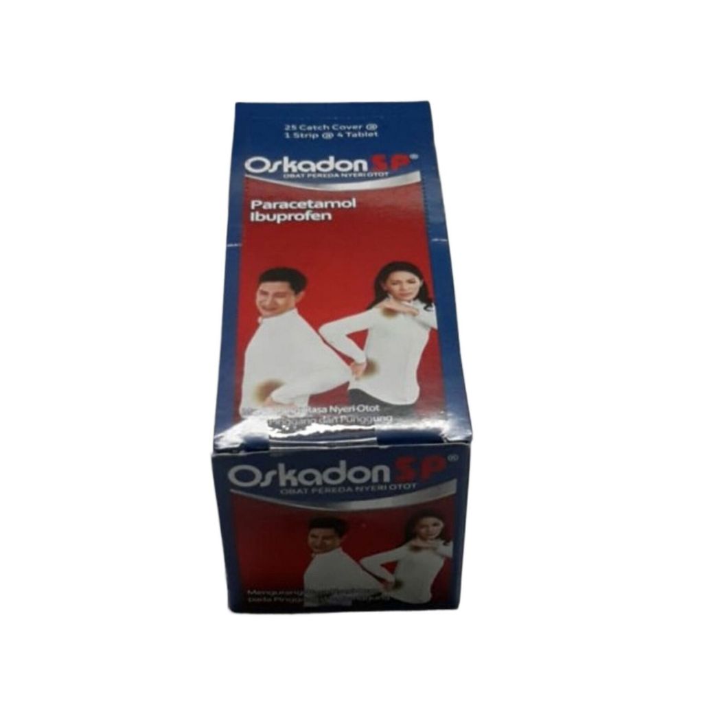 OSKADON SP Tablet - Obat Pereda Pegal Linu Nyeri Otot dan Sakit Pinggang 1Box isi 25Lembar / Strip