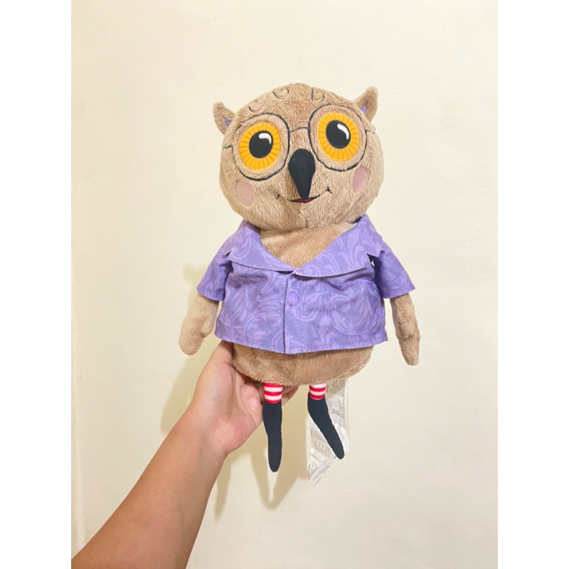 Boneka Karakter Kattuggla Kacamata size 30cm Original / Boneka IK3A Kattuggla / Boneka Owl / Boneka 