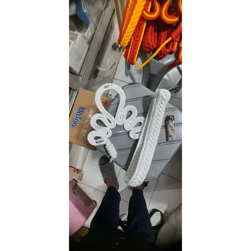 talikur komando taruna warna putih polos sudah di bentuk tanpa nester