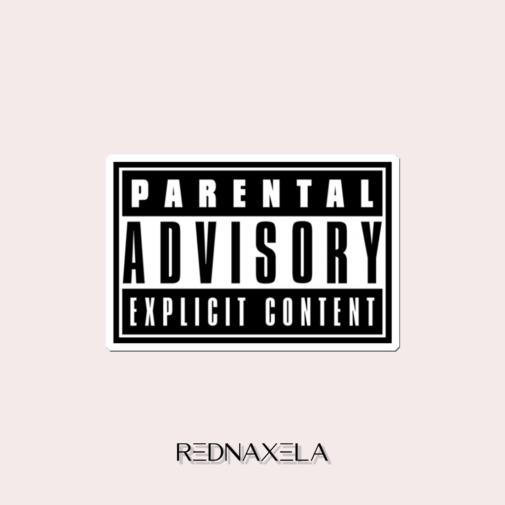 

Stiker Vinyl Parental Advisory Stiker Koper Outdoor Waterproof Sticker