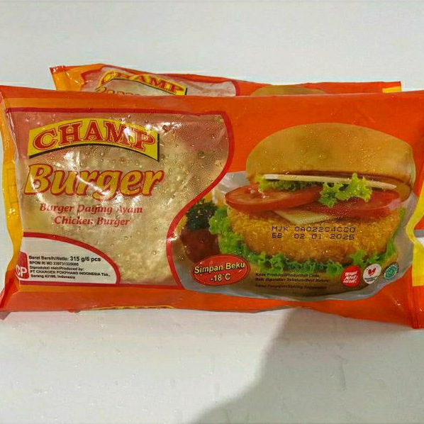 

Champ Daging Burger Ayam 6pcs