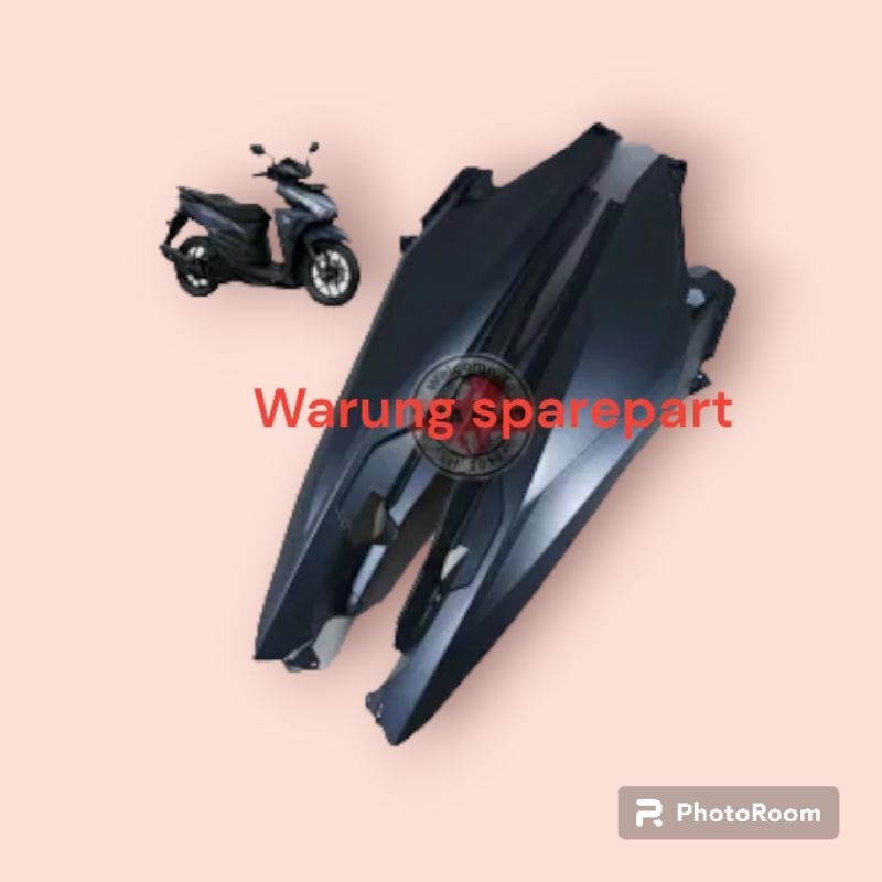 Body Belakang Vario 150 LED Lama Biru Doff 2015 2017