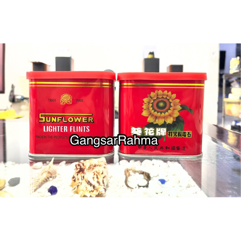 Batu korek api merah 1kaleng(500gram)