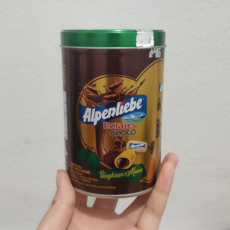 

Permen Alpenliebe Kaleng 144g/Alpenliebe Eclairs Choco Kaleng 144g