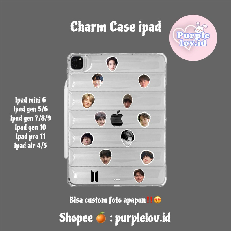 case ipad charm case shaker case kpop thaientu BTS seventeen gmmtv pondphuwin geminifourth