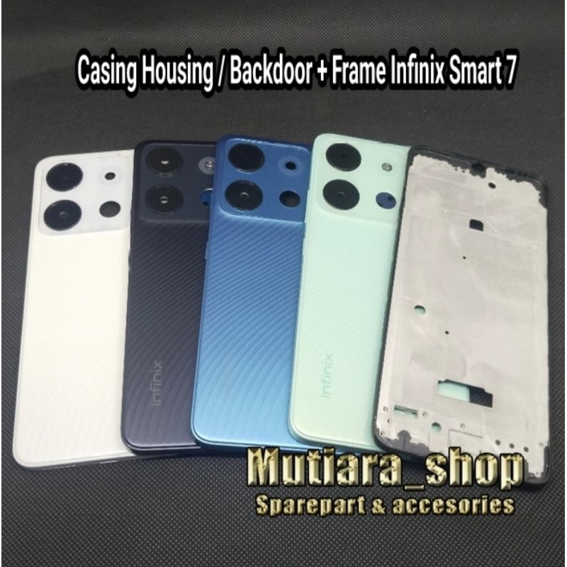 Casing / Backdoor + Frame Infinix Smart 7 | Housing Infinix Smart 7