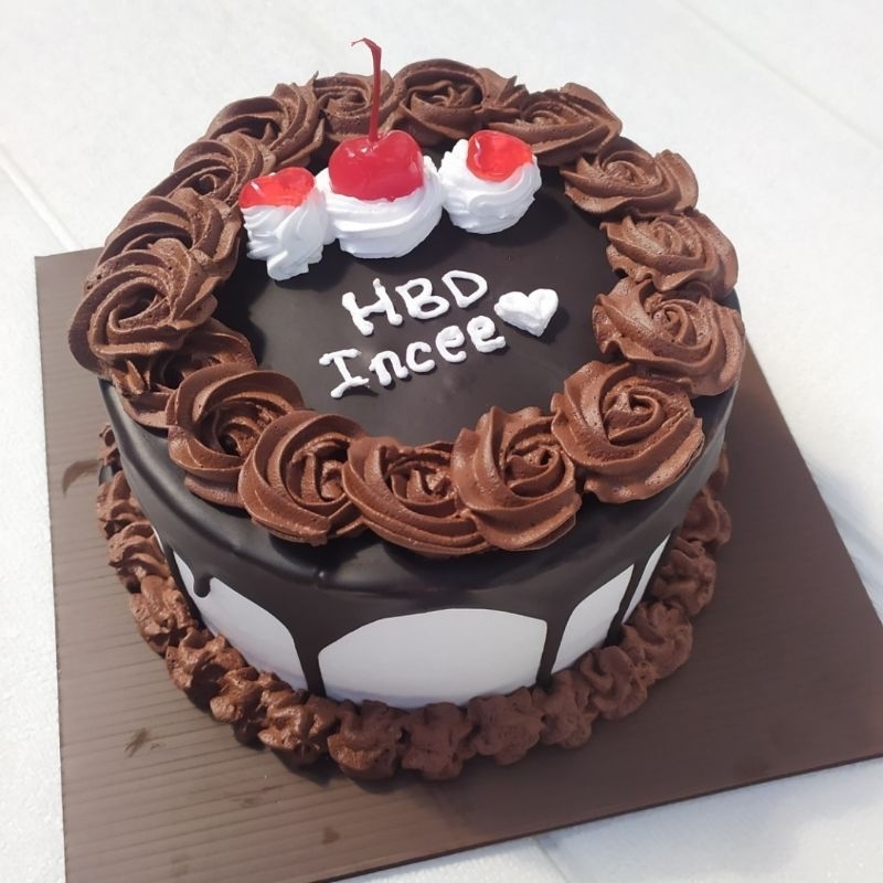 

ORDER H-2 KUE TART BLACK FOREST KUE ULANG TAHUN ANNIVERSARY GRADUATION CAKE TART DAPUR CRAVE