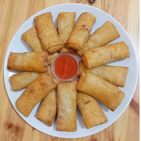 

Lumpia isi Bengkoang Ayam/Cemilan/Gorengan HALAL