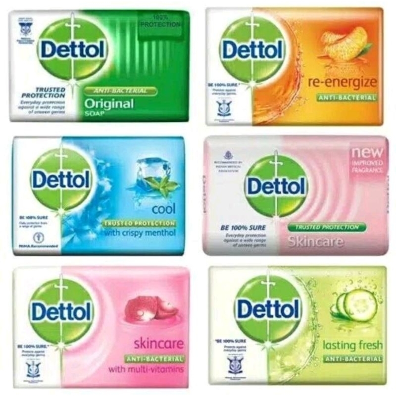 Dettol Sabun Batang 60gr - Dettol Bar Soap 60gr